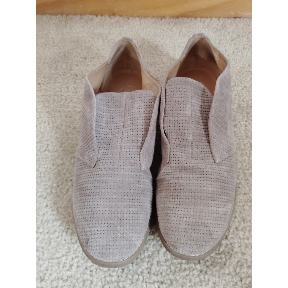 Franco Sarto Women 10 M Shoes Pieta Woven Suede Leather Slip On Loafers Academia